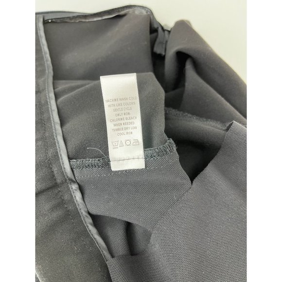 Counterparts black pencil skirt 8 back slit knee length - Picture 8 of 9